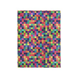 Pixel Mosaic Multicolor Vibrant in Small (30" x 40") Size