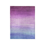Imogen Watercolor Blue & Purple Ombre in Small (30" x 40") Size