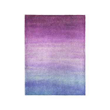 Imogen Watercolor Blue & Purple Ombre in Small (30" x 40") Size
