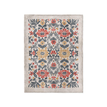 Corriana Navy & Red in Small (30" x 40") Size