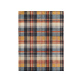 MacPherson Plaid Navy & Gold in Small (30" x 40") Size