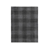 Buffalo Plaid Charcoal Black in Small (30" x 40") Size