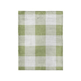 Buffalo Plaid Light Sage in Small (30" x 40") Size