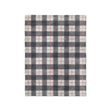Wallace Plaid Navy & Red in Small (30" x 40") Size