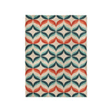 Jasper Blue & Red in Small (30" x 40") Size