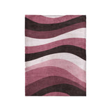 Sinuous Maroon Monochrome in Small (30" x 40") Size