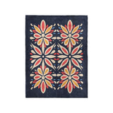 Jasmina Navy Multicolor in Small (30" x 40") Size