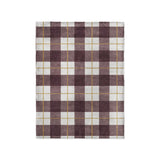 Wallace Plaid Maroon & Gold in Small (30" x 40") Size