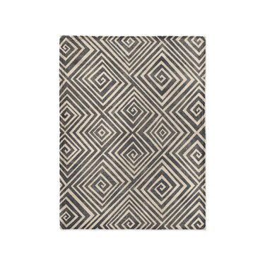 Hoffman Black & Ivory in Small (30" x 40") Size