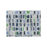 Milo Blue & Green in Small (30" x 40") Size