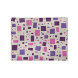 Geometric Confetti Purple & Pink in Small (30" x 40") Size