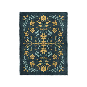 Isabella Navy & Gold in Small (30" x 40") Size