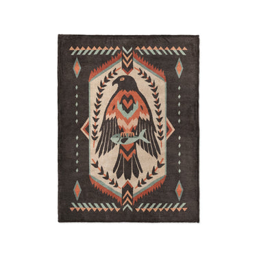 Falcon with a Snack in Small (30" x 40") Size