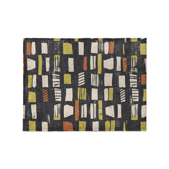 Milo Navy Lime & Terracotta in Small (30" x 40") Size