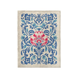 Beryl Blue & Red in Small (30" x 40") Size
