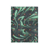Acid Burn Teal & Orange in Small (30" x 40") Size