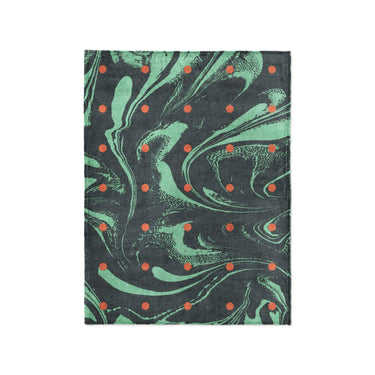 Acid Burn Teal & Orange in Small (30" x 40") Size