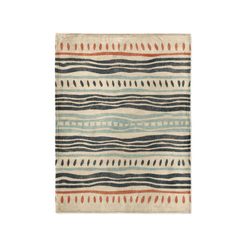 Delsin Blue & Orange in Small (30" x 40") Size