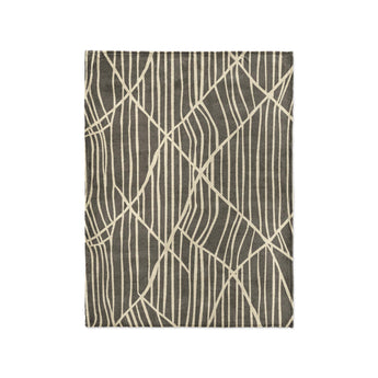 Paxton Black Taupe in Small (30" x 40") Size