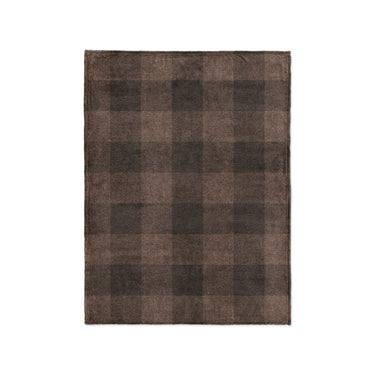 Buffalo Plaid Hickory Brown in Small (30" x 40") Size