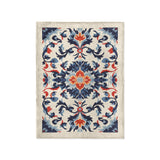 Wilhemina Navy & Red in Small (30" x 40") Size