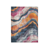 Helga Blue & Purple in Small (30" x 40") Size