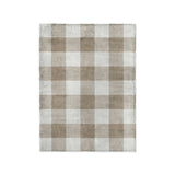 Buffalo Plaid Light Cedar Brown in Small (30" x 40") Size