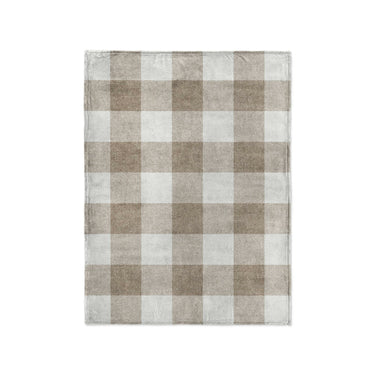 Buffalo Plaid Light Cedar Brown in Small (30" x 40") Size