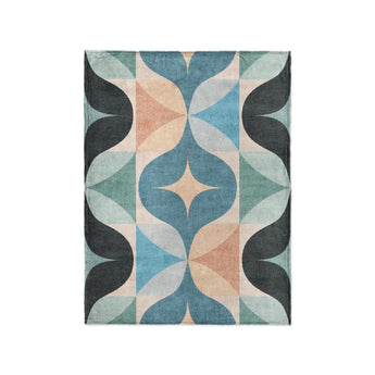 Maxine Seafoam & Peach in Small (30" x 40") Size