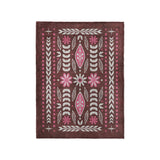 Topanga Burgundy & Pink in Small (30" x 40") Size