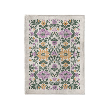 Corriana Green & Purple in Small (30" x 40") Size