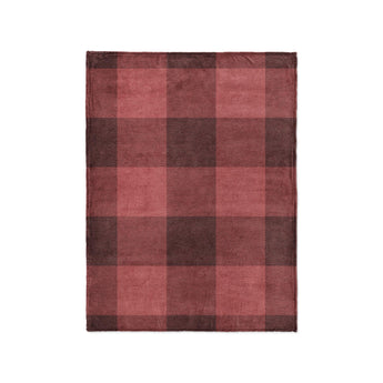 Buffalo Plaid Deep Red in Small (30" x 40") Size
