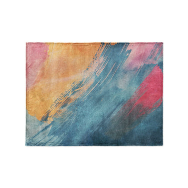 Eloise Blue & Pink in Small (30" x 40") Size