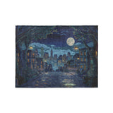 8 Bit Uptown Twilight Skyline in Small (30" x 40") Size
