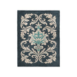 Aubrey Navy & Teal in Small (30" x 40") Size
