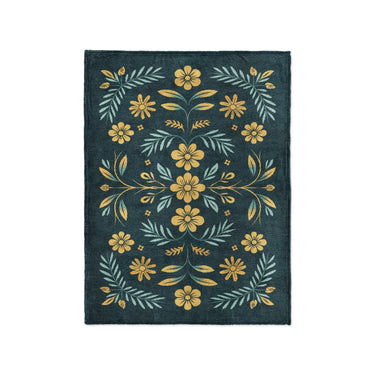 Isabella Navy & Gold in Small (30" x 40") Size