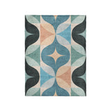 Maxine Seafoam & Peach in Small (30" x 40") Size