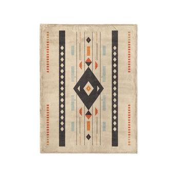 Zosia Black & Taupe in Small (30" x 40") Size