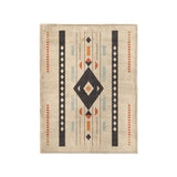 Zosia Black & Taupe in Small (30" x 40") Size