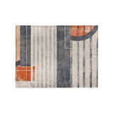 Gordian Navy & Orange in Small (30" x 40") Size