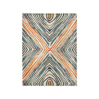 Boden Orange & Blue in Small (30" x 40") Size