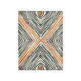 Boden Orange & Blue in Small (30" x 40") Size
