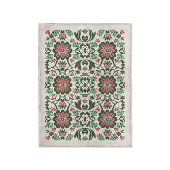 Georgiana Green & Deep Cerise in Small (30" x 40") Size