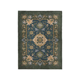 Miriam Navy & Olive Green in Small (30" x 40") Size