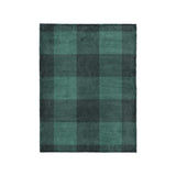 Buffalo Plaid Deep Teal in Small (30" x 40") Size