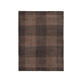 Buffalo Plaid Hickory Brown in Small (30" x 40") Size