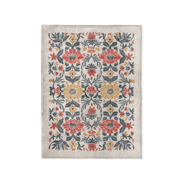 Corriana Navy & Red in Small (30" x 40") Size