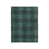 Buffalo Plaid Deep Teal in Small (30" x 40") Size
