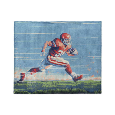 8 Bit Running Back in Medium (50" x 60") Size