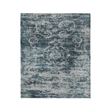 Bennett Teal & Grey in Medium (50" x 60") Size